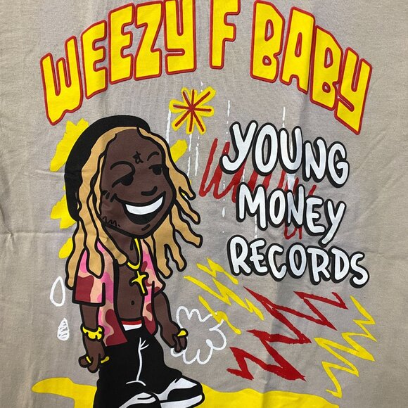 Lil Wayne Weezy F Baby Animated T-shirt size Medium - Picture 2 of 5